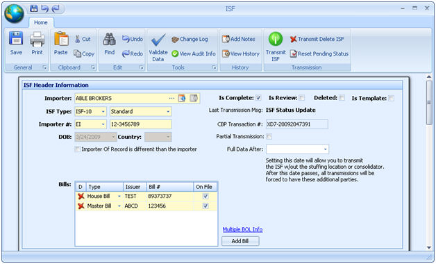 Can I re-print or change an existing BOL?